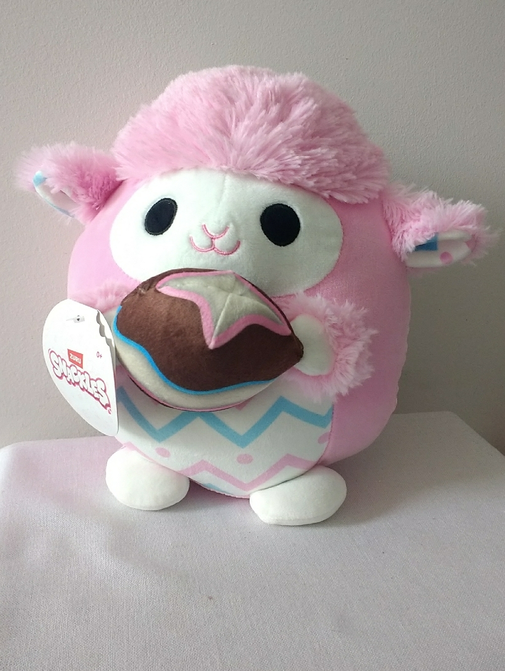 Snackles Pink Lamb Plush Toy - Anna